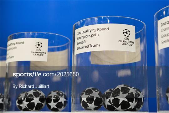 UEFA Champions League Second Qualifying Round Draw