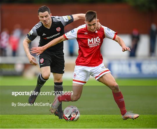 St Patrick's Athletic v Derry City - SSE Airtricity League Premier Division St Patrick's Athletic v Derry City - SSE Airtricity League Premier Division