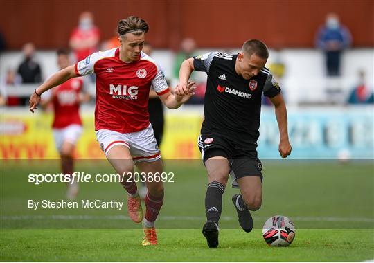 St Patrick's Athletic v Derry City - SSE Airtricity League Premier Division St Patrick's Athletic v Derry City - SSE Airtricity League Premier Division