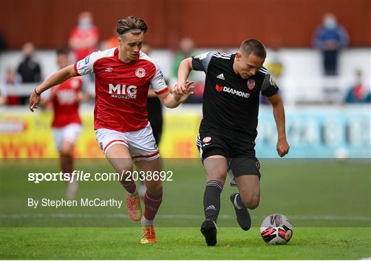 St Patrick's Athletic v Derry City - SSE Airtricity League Premier Division