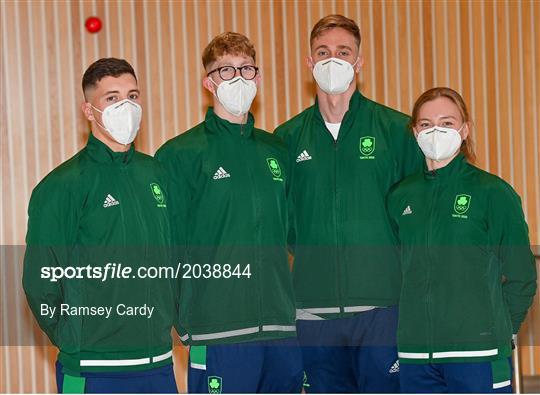 Team Ireland swimming team depart for Olympic Games