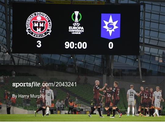 Bohemians v Stjarnan - UEFA Europa Conference League First Qualifying Round Second Leg