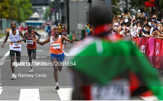 Tokyo 2020 Olympic Games - Day 16 - Men's Marathon Tokyo 2020 Olympic Games - Day 16 - Men's Marathon
