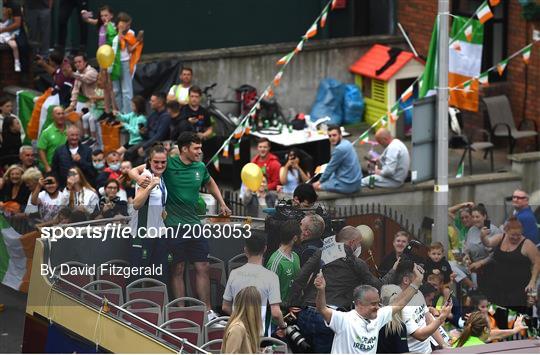 Team Ireland olympic champion Kellie Harrington returns home to Dublin