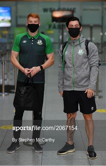 Shamrock Rovers Depart for Estonia Shamrock Rovers Depart for Estonia