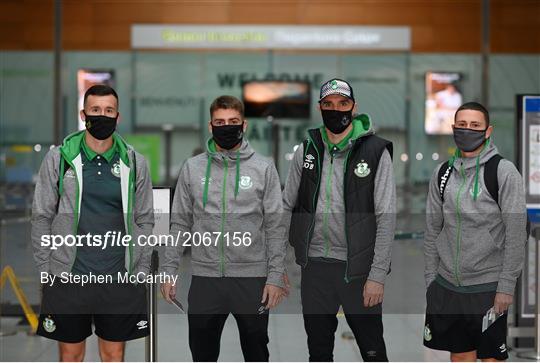 Shamrock Rovers Depart for Estonia Shamrock Rovers Depart for Estonia