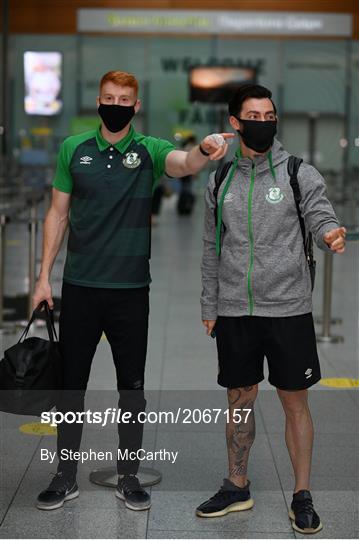 Shamrock Rovers Depart for Estonia Shamrock Rovers Depart for Estonia