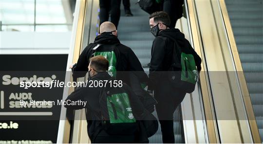 Shamrock Rovers Depart for Estonia Shamrock Rovers Depart for Estonia
