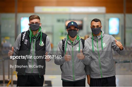Shamrock Rovers Depart for Estonia Shamrock Rovers Depart for Estonia