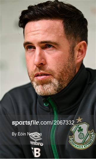 Shamrock Rovers Press Conference & Training Session