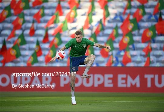Republic of Ireland Training Session & Press Conference Republic of Ireland Training Session & Press Conference