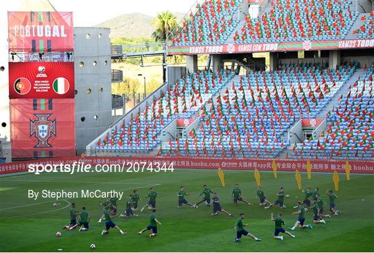 Republic of Ireland Training Session & Press Conference Republic of Ireland Training Session & Press Conference
