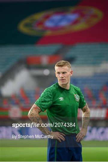 Republic of Ireland Training Session & Press Conference Republic of Ireland Training Session & Press Conference