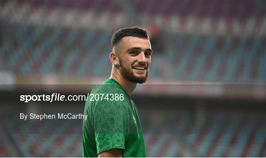 Republic of Ireland Training Session & Press Conference Republic of Ireland Training Session & Press Conference