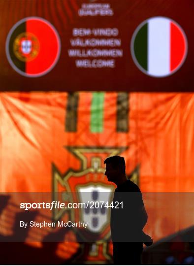 Republic of Ireland Training Session & Press Conference Republic of Ireland Training Session & Press Conference
