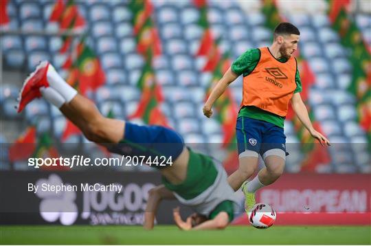 Republic of Ireland Training Session & Press Conference Republic of Ireland Training Session & Press Conference