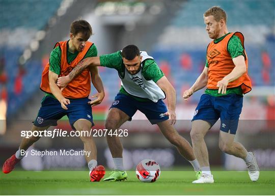 Republic of Ireland Training Session & Press Conference Republic of Ireland Training Session & Press Conference