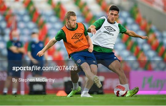 Republic of Ireland Training Session & Press Conference Republic of Ireland Training Session & Press Conference