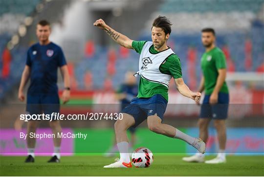 Republic of Ireland Training Session & Press Conference Republic of Ireland Training Session & Press Conference