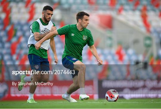 Republic of Ireland Training Session & Press Conference Republic of Ireland Training Session & Press Conference