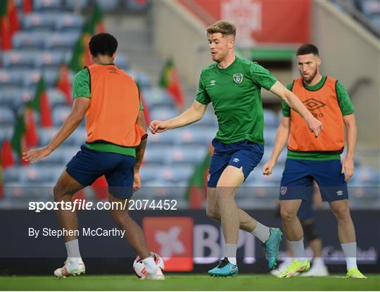 Republic of Ireland Training Session & Press Conference Republic of Ireland Training Session & Press Conference