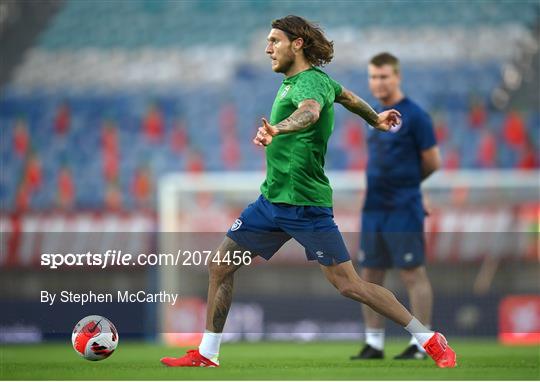 Republic of Ireland Training Session & Press Conference Republic of Ireland Training Session & Press Conference
