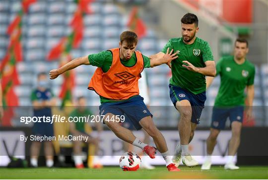 Republic of Ireland Training Session & Press Conference Republic of Ireland Training Session & Press Conference