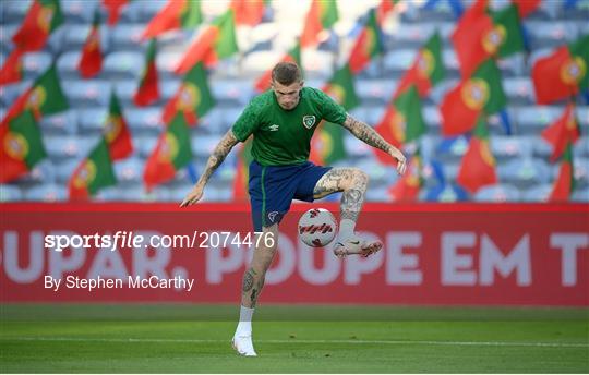 Republic of Ireland Training Session & Press Conference Republic of Ireland Training Session & Press Conference