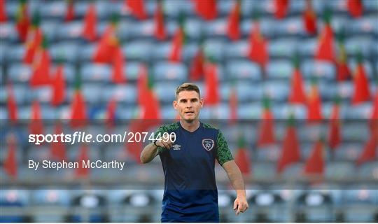 Republic of Ireland Training Session & Press Conference Republic of Ireland Training Session & Press Conference