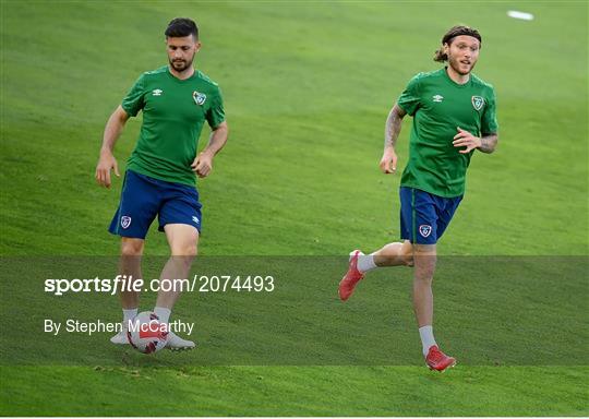 Republic of Ireland Training Session & Press Conference Republic of Ireland Training Session & Press Conference