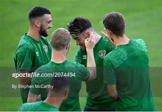 Republic of Ireland Training Session & Press Conference Republic of Ireland Training Session & Press Conference