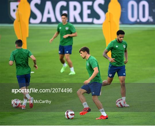 Republic of Ireland Training Session & Press Conference Republic of Ireland Training Session & Press Conference