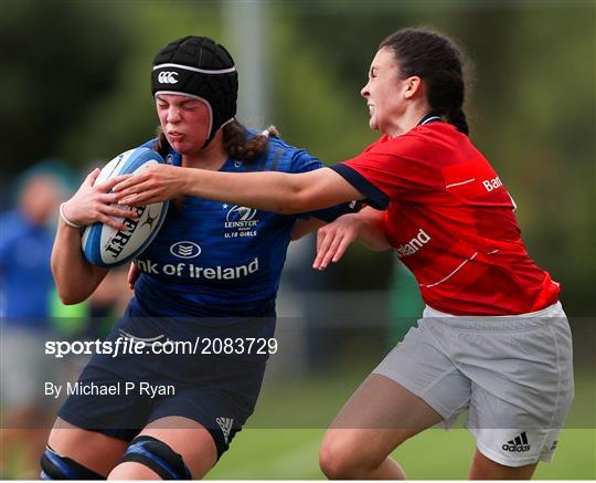 Leinster v Munster - PwC U18 Women’s Interprovincial Championship Round 3