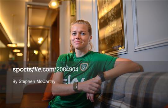 Republic of Ireland Women Press Conference & Training Session Republic of Ireland Women Press Conference & Training Session