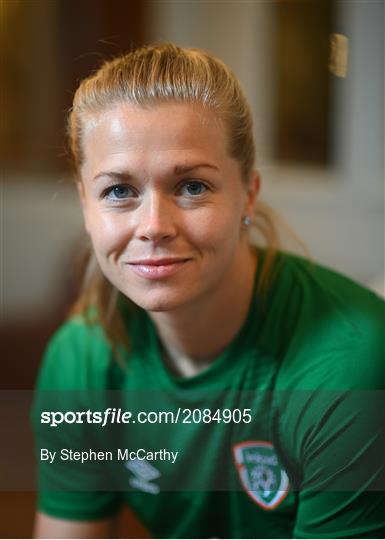 Republic of Ireland Women Press Conference & Training Session Republic of Ireland Women Press Conference & Training Session