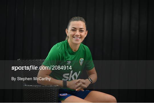 Republic of Ireland Women Press Conference & Training Session Republic of Ireland Women Press Conference & Training Session