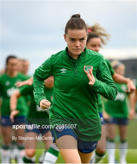 Republic of Ireland Women Press Conference & Training Session Republic of Ireland Women Press Conference & Training Session