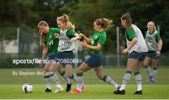 Republic of Ireland Women Press Conference & Training Session Republic of Ireland Women Press Conference & Training Session