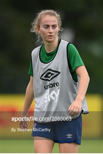 Republic of Ireland Women Press Conference & Training Session Republic of Ireland Women Press Conference & Training Session