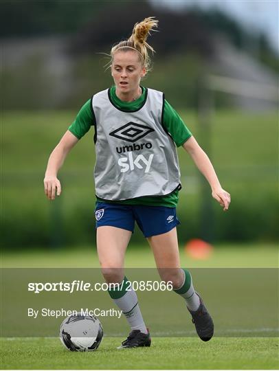 Republic of Ireland Women Press Conference & Training Session Republic of Ireland Women Press Conference & Training Session