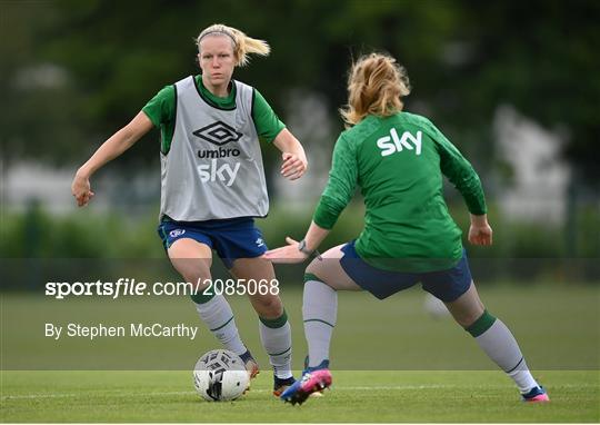 Republic of Ireland Women Press Conference & Training Session Republic of Ireland Women Press Conference & Training Session