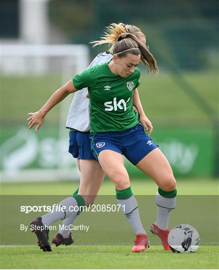 Republic of Ireland Women Press Conference & Training Session Republic of Ireland Women Press Conference & Training Session