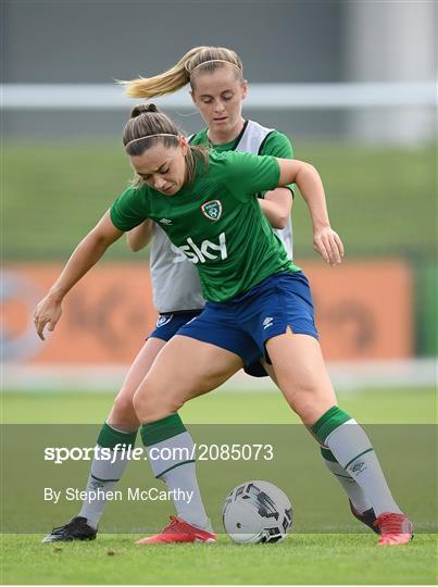 Republic of Ireland Women Press Conference & Training Session Republic of Ireland Women Press Conference & Training Session