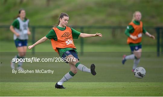 Republic of Ireland Women Press Conference & Training Session Republic of Ireland Women Press Conference & Training Session