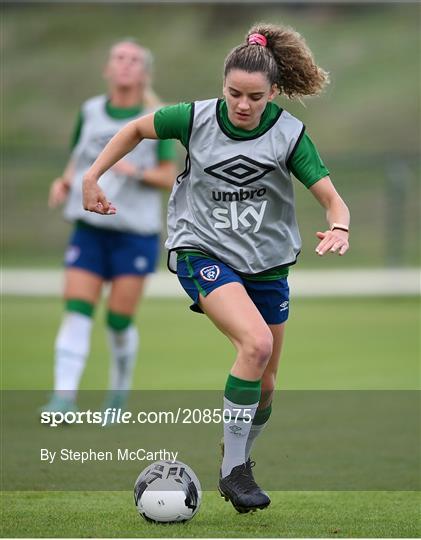 Republic of Ireland Women Press Conference & Training Session Republic of Ireland Women Press Conference & Training Session