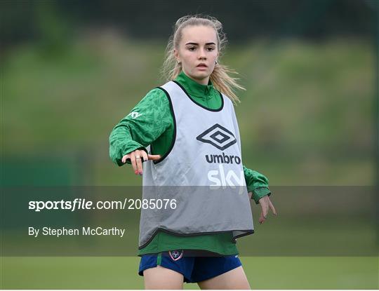 Republic of Ireland Women Press Conference & Training Session Republic of Ireland Women Press Conference & Training Session