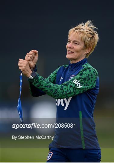 Republic of Ireland Women Press Conference & Training Session Republic of Ireland Women Press Conference & Training Session