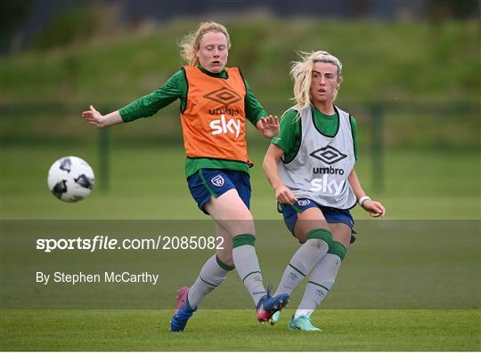 Republic of Ireland Women Press Conference & Training Session Republic of Ireland Women Press Conference & Training Session