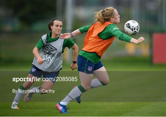 Republic of Ireland Women Press Conference & Training Session Republic of Ireland Women Press Conference & Training Session