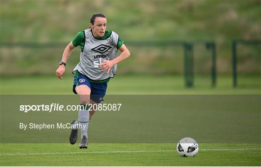 Republic of Ireland Women Press Conference & Training Session Republic of Ireland Women Press Conference & Training Session
